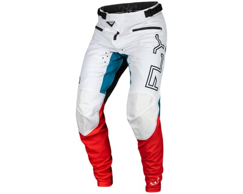 Fly Racing Youth Rayce Bicycle Pants (Red/White/Blue) (20)