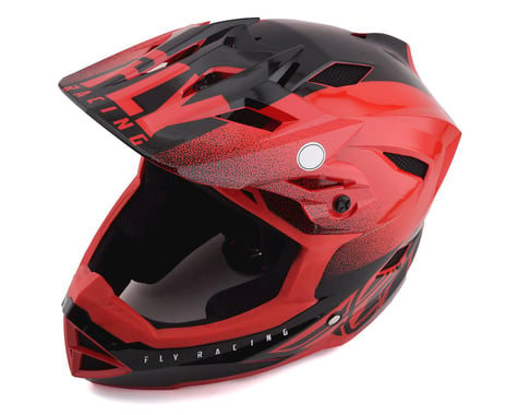 Fly Racing Youth Default Full Face Mountain Bike Helmet (Red/Black)