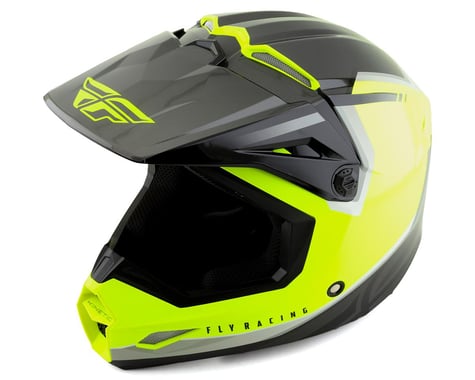 Fly Racing Kinetic Vision Full Face Helmet (Hi-Vis/Black) (XS)