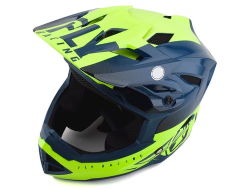 Fly Racing Default Full Face Mountain Bike Helmet (Teal/Hi-Vis Yellow)