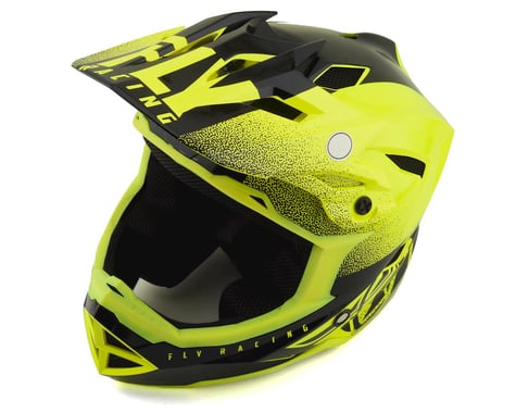 Fly Racing Default Full Face Mountain Bike Helmet (Hi-Vis Yellow/Black)