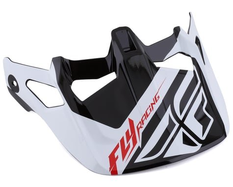 Fly Racing Werx Helmet Visor (Black/White/Red)