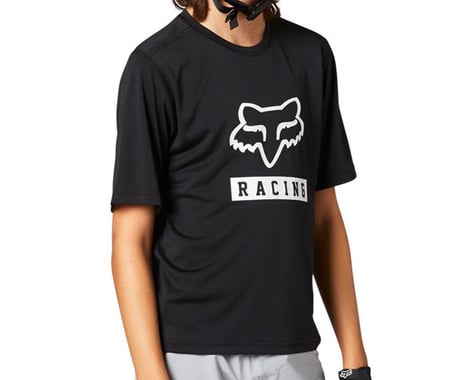 Fox Racing Youth Ranger Short Sleeve Jersey (Black) (Youth L)