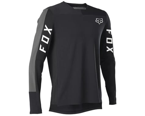 Fox Racing Defend Pro Long Sleeve Jersey (Black) (L)