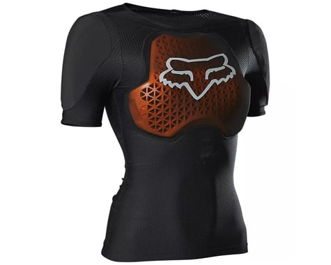 Fox Racing Women's BaseFrame Pro Short Sleeve Body Armor (Black) (M)