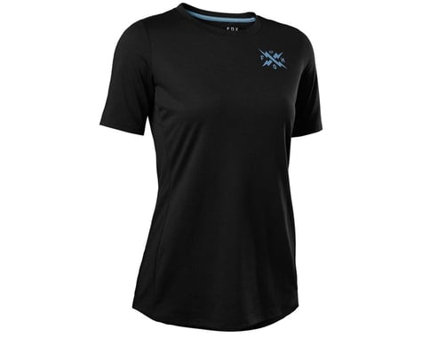 Fox Racing Women's Ranger Drirelease Calibrated Short Sleeve Jersey (Black) (XL)