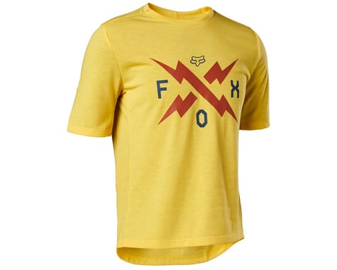 Fox Racing Youth Ranger DriRelease Short Sleeve Jersey (Pear Yellow) (Youth M)