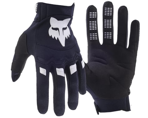 Fox Racing Dirtpaw Long Finger Gloves (Black/White) (XL)
