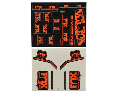 Fox Suspension Heritage Decal Kit for Forks and Shocks (Orange)