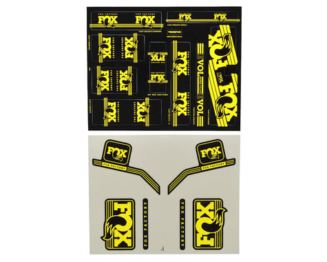 Fox Suspension Heritage Decal Kit for Forks and Shocks (Yellow)