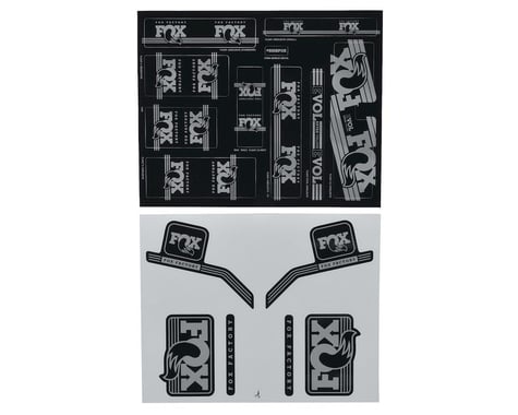 Fox Suspension Heritage Decal Kit for Forks and Shocks (Chrome)