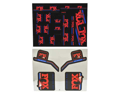 Fox Suspension Heritage Decal Kit for Forks and Shocks (Red/White/Blue)