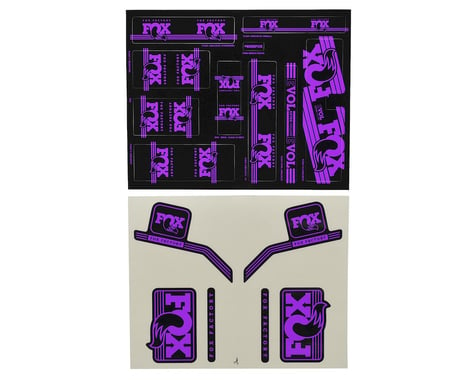 Fox Suspension Heritage Decal Kit for Forks and Shocks  (Purple)