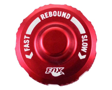 Fox Suspension Damping Adjuster Part Rebound Knob (Float DPX2) (Red)