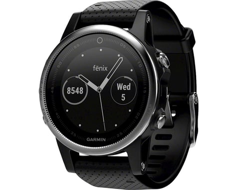Garmin Fenix 5S Multisport GPS Watch (Silver/Black)
