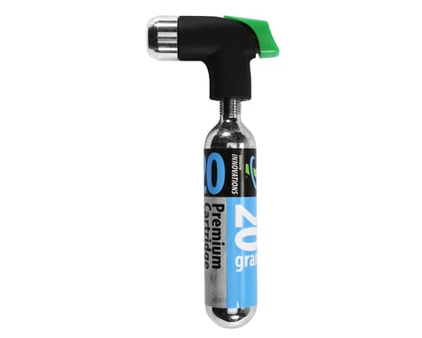 Genuine Innovations Hammerhead CO2 Inflator (Black) (w/ 20g Cartridge)