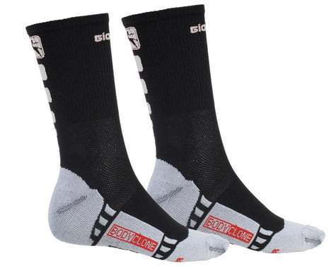 Giordana Men's FR-C Tall Cuff Socks (Black/White) (S)