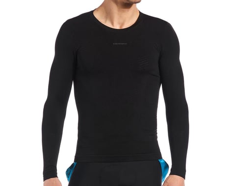 Giordana Mid Weight Knitted Long Sleeve Base Layer (Black) (XS/S)