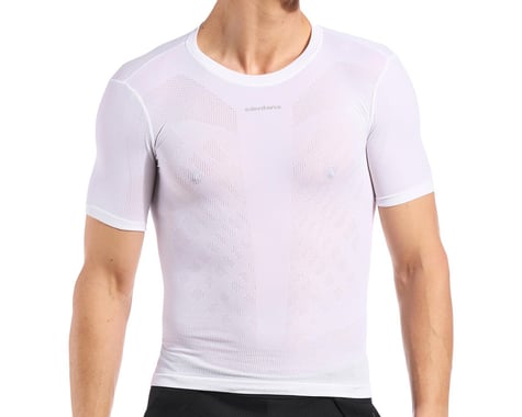 Giordana Light Weight Knitted Short Sleeve Base Layer (White) (XS/S)