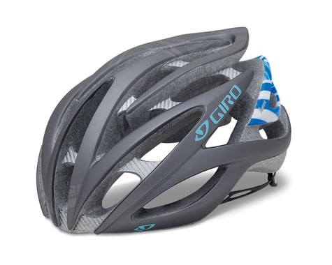 Giro Amare Women's Road Helmet - Closeout (Mat Titanium/Blue Easy Living) (Small 20-21.75")