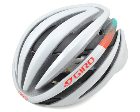 Giro Cinder MIPS Road Bike Helmet (Matte White/Turquoise/Vermillion)