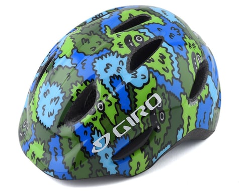 Giro Scamp Kid's MIPS Helmet (Blue/Green Creature Camo)