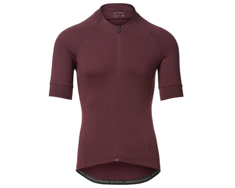 Giro Men's New Road Short Sleeve Jersey (Ox Blood Heather) (XL)