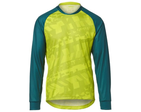 Giro Men's Roust Long Sleeve Jersey (Citron Green Fanatic)