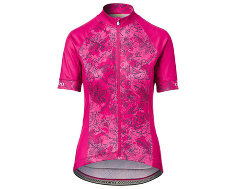 Giro Women's Chrono Sport Short Sleeve Jersey (Pink Floral)