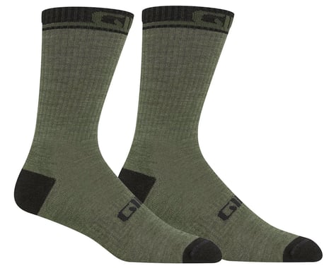 Giro Winter Merino Wool Socks (Olive) (L)
