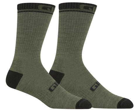 Giro Winter Merino Wool Socks (Olive) (XL)
