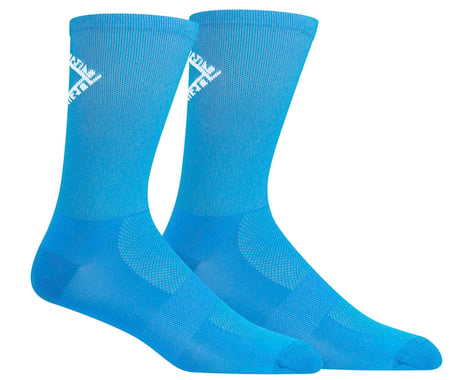 Giro Comp Racer High Rise Socks (Ano Blue Halcyon) (L)