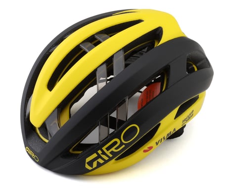 Giro Aries Spherical MIPS Road Helmet (Matte Black/Matte Yellow) (S)