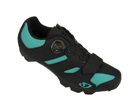 Giro Sage Boa Women's Mountain Shoes - Exclusive (Matte Black/Green) (36.0)