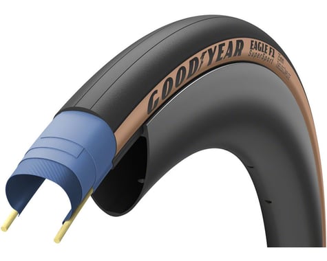 Goodyear Eagle F1 SuperSport Tubeless Road Tire (Tan Wall) (Folding) (700c) (25mm)