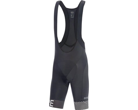 Gore Wear Men's C5 Opti Bib Shorts+ (Black/White) (M)