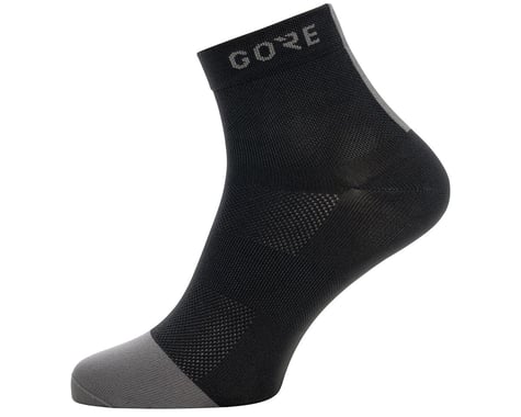 Gore Wear M Light Mid Socks (Black/Graphite Grey) (S)