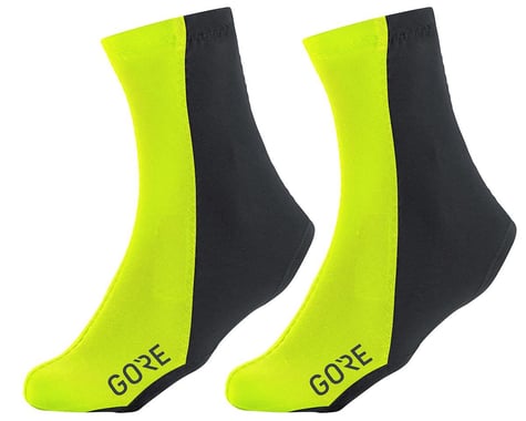 Gore Wear Partial Gore Windstopper Overshoes (Yellow/Black)