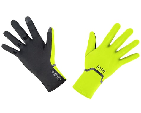 Gore Wear Gore-Tex Infinium Stretch Long Finger Gloves (Neon Yellow/Black) (2XL)