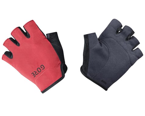 Gore Wear C3 Short Finger Gloves (Black/Hibiscus Pink)
