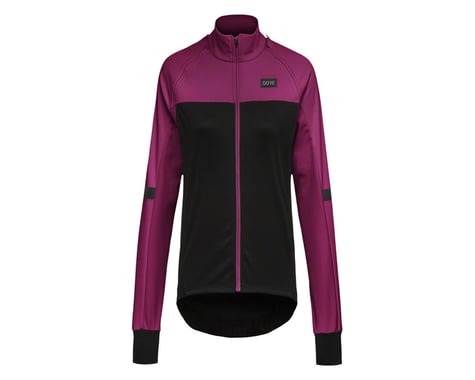 Gore Wear Women's Phantom Jacket (Black/Process Purple) (L)