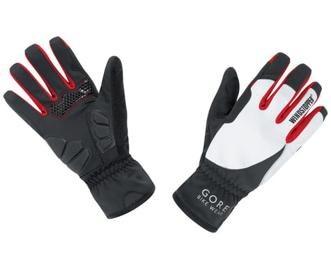 Gore Wear Power Lady Windstopper Gloves (Black/White) (XS)
