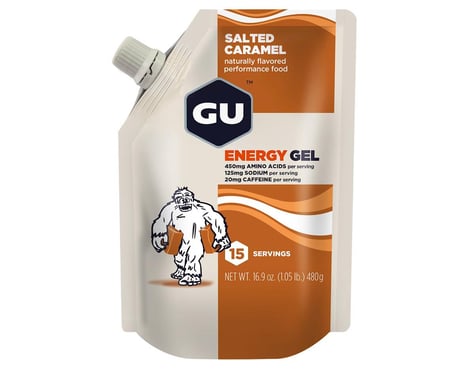 GU Energy Gel (Salted Caramel) (1 | 16.9oz Packet)