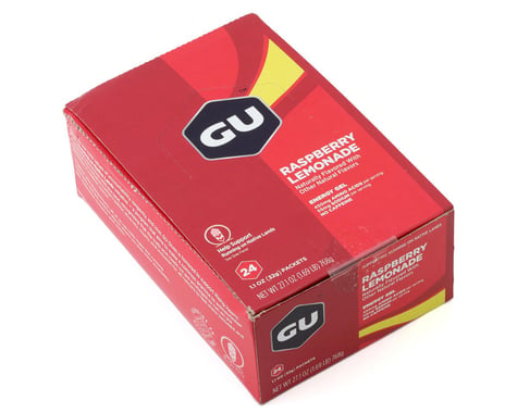 GU Energy Gel (Raspberry Lemonade) (24 | 1.1oz Packets)