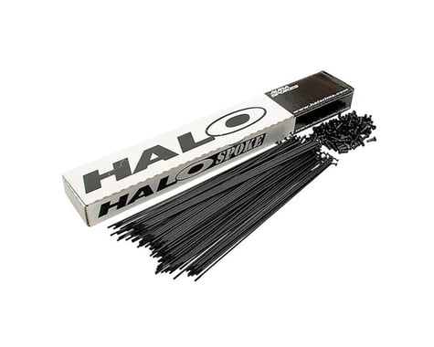 Halo Wheels Aura 14g Spokes (Black) (284mm)