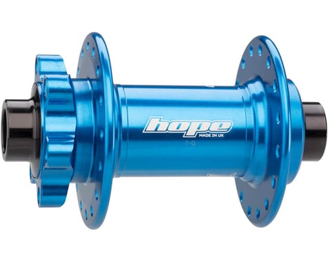 Hope Pro 4 Front Disc Hub (Blue) (32H) (15mm Boost Axle)