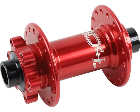 Hope Pro 4 Front Disc Hub (Red) (32H) (15mm Boost Axle)