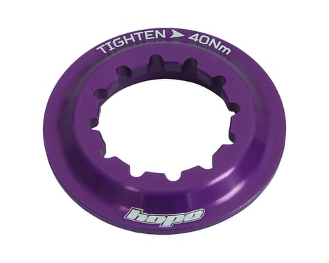 Hope Centerlock Rotor Disc Lockring (Purple) (Internal Spline)