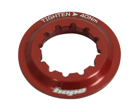 Hope Centerlock Rotor Disc Lockring (Red) (Internal Spline)