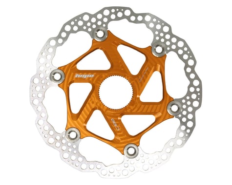 Hope MTB Floating Disc Brake Rotor (Orange) (Centerlock) (180mm)